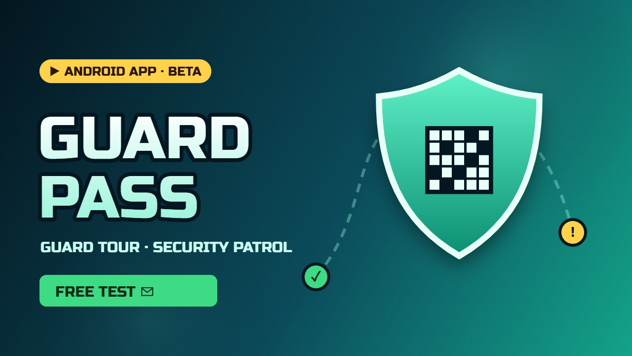 GuardPass – แอปตรวจตราเวรยาม (Guard Tour) สำหรับ รปภ. และบริษัทรักษาความปลอดภัย กำลังเปิดทดสอบแบบปิด รับเวอร์ชันทดสอบฟรี