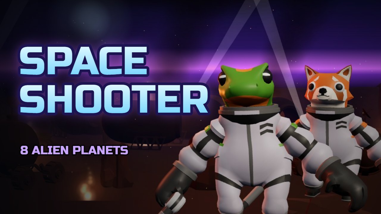 SPACE SHOOTER – ยิงเอเลียนข้ามแปดดาวกับนักบินอวกาศสัตว์น่ารัก